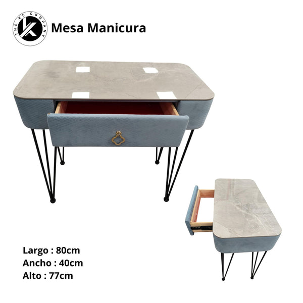Mesa Manicura Celeste