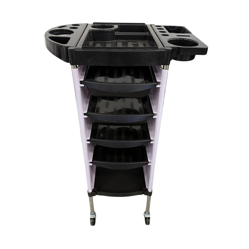 Carrito Rodante Profesional para Salón con Diseño Gráfico 92×37×53 cm 