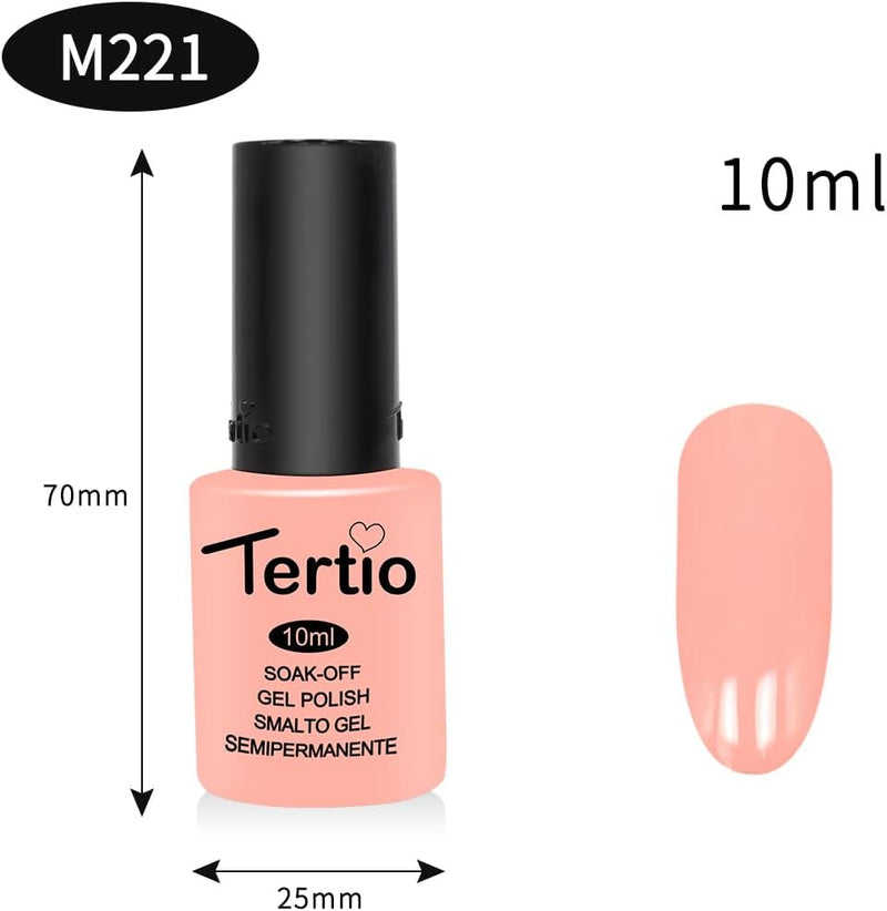 ESMALTE SEMIPERMANENTE TERTIO UV LED Gel Nail Art - 10ml