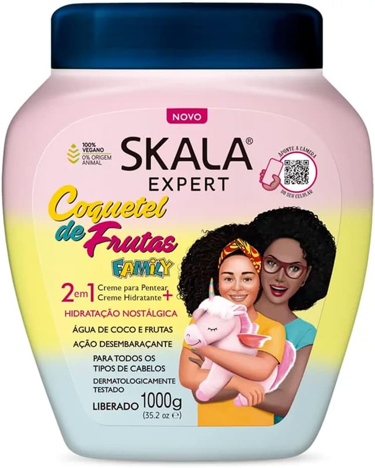 Skala - Crema para el pelo Coctell de Frutas 2 en 1  - 1000 g