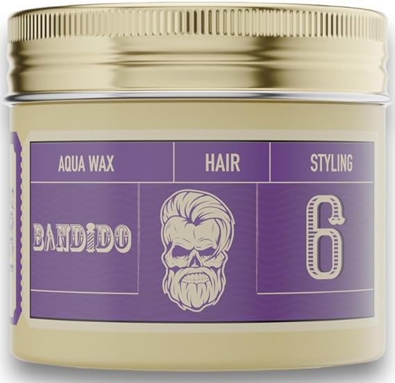 Bandido Aqua Wax Nº 6 - Cera para el cabello, violeta