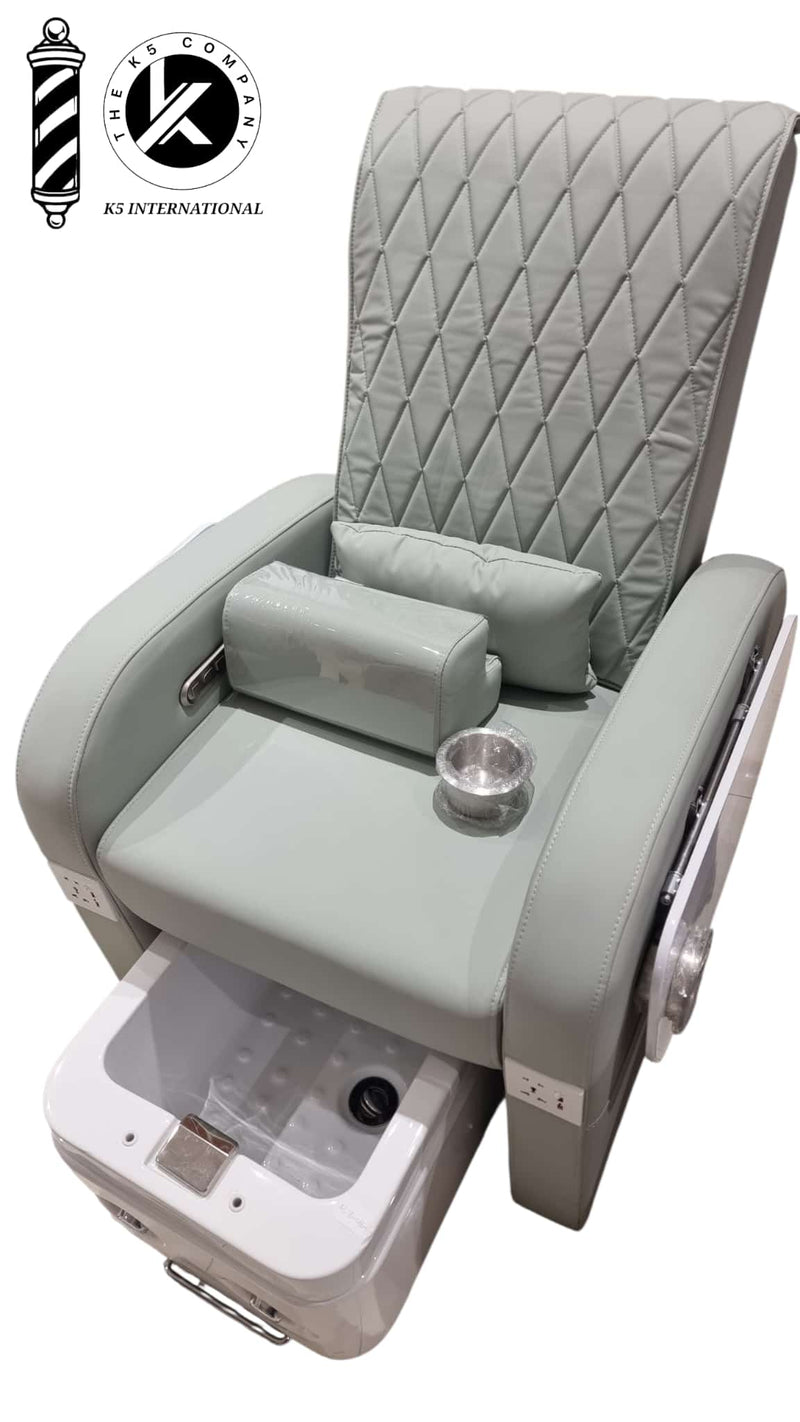 Sillón de Spa para Pedicura Reclinable con Cubeta Integrada