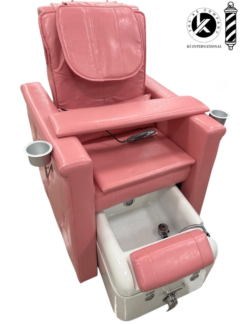 Silla de Spa para Pedicure de Lujo en Rosa – K5 International