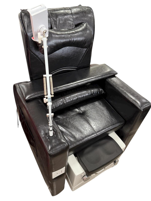 Silla de Spa de Pedicura de Lujo Negra para Cualquier Salón o Spa