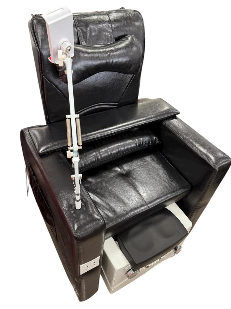 Silla de Spa de Pedicura de Lujo Negra para Cualquier Salón o Spa