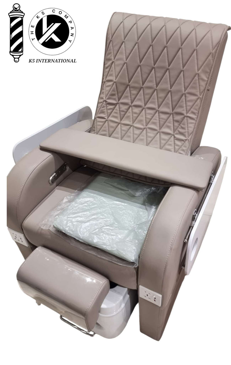 Sillón de Spa para Pedicura de Lujo con Reclinable y Masaje