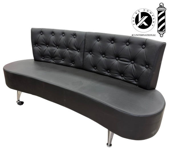 SOFÁ DE ESPERA NEGRO SOFT - RECEPCIÓN